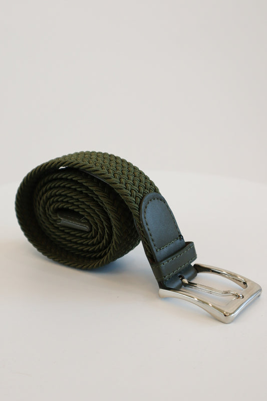 Woven Braided Stretch Belt
