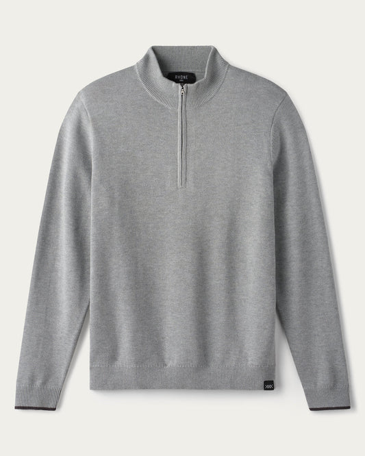 Commuter 1/4 Zip Sweater Heather Gray