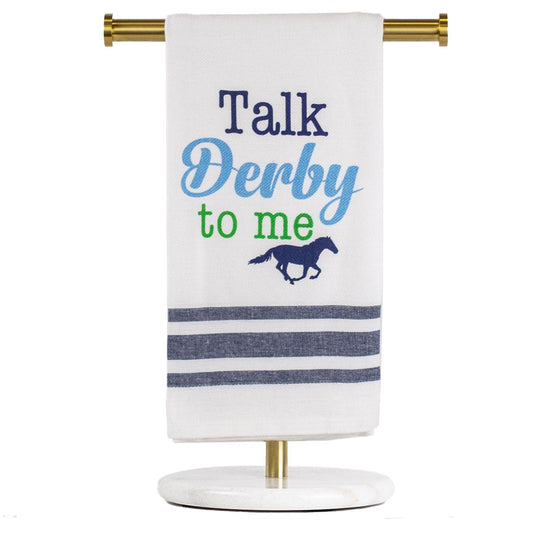 Talk Derby to Me Hand Towel