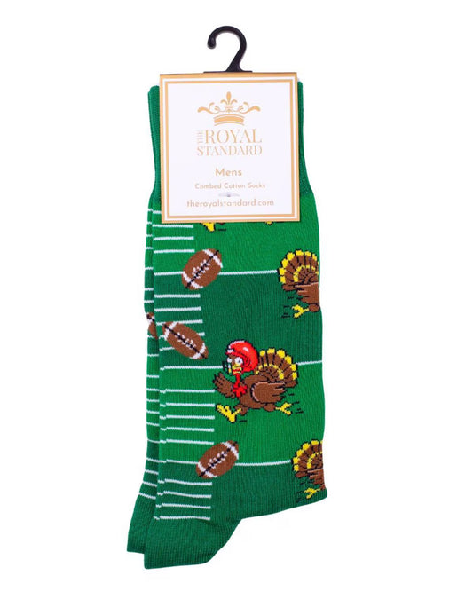 Football Turkey Print Socks