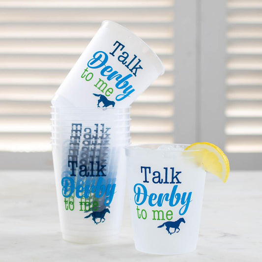Talk Derby To Me Party Cups (set of 10)