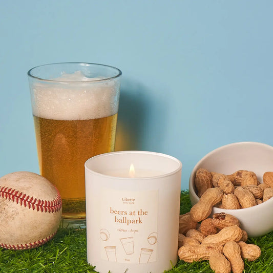 Beers at The Ballpark Candle
