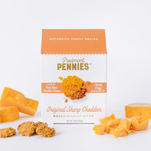 Piedmont Pennies Original Sharp Cheddar - Large Carton