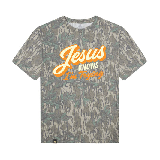 Jesus Knows I'm Tryin T-Shirt