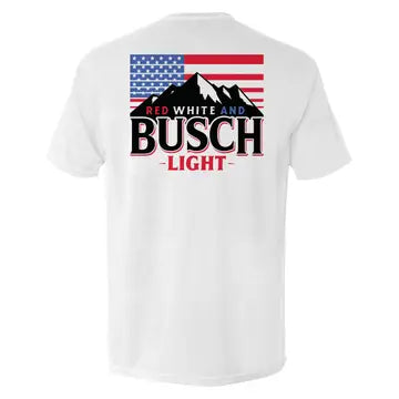 Red White and Busch Lite Shirt