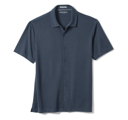 Vintage Birdseye Button-Front Shirt