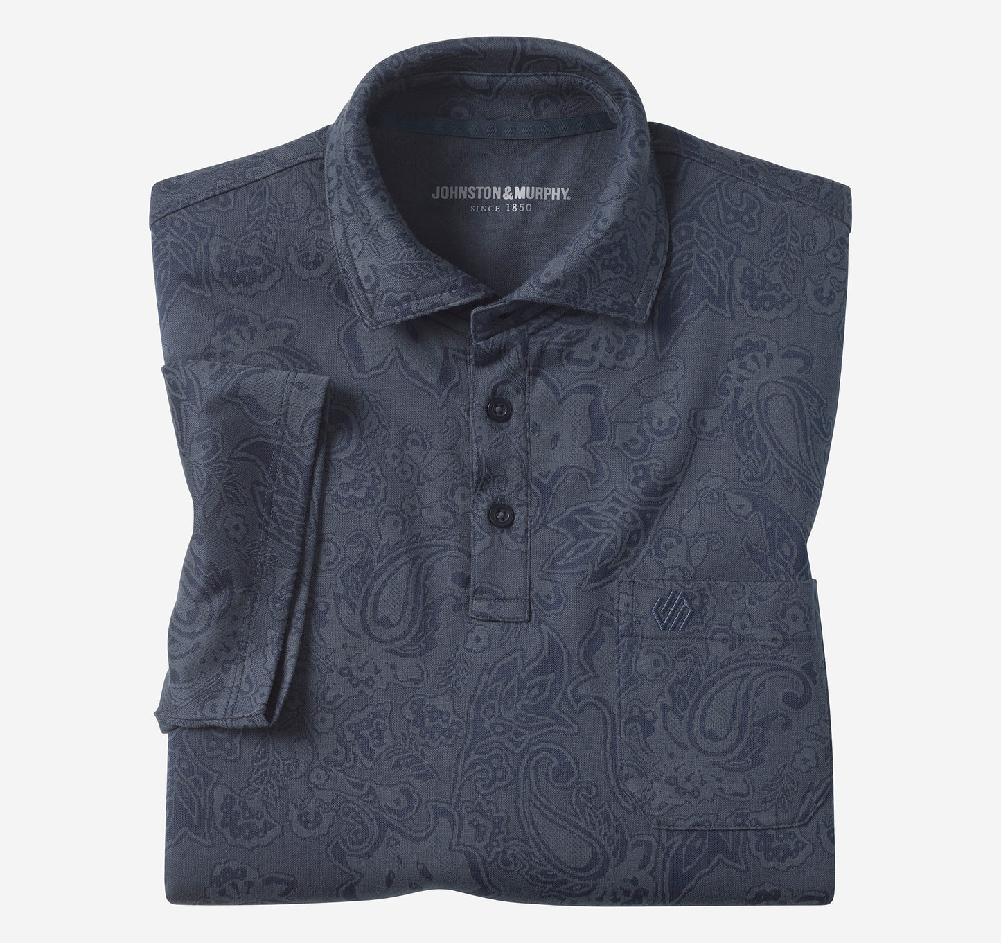 Paisley Jacquard Polo