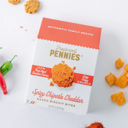 Piedmont Pennies Spicy Chipotle - Large Carton