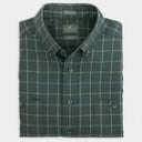 Gen Teal Performance Untucked Flannel - Lagoon Sawyer