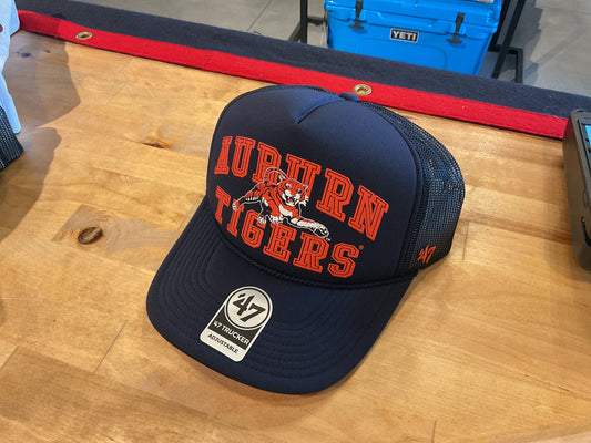 NAVY RETRO REGION FOAM 47 TRUCKER