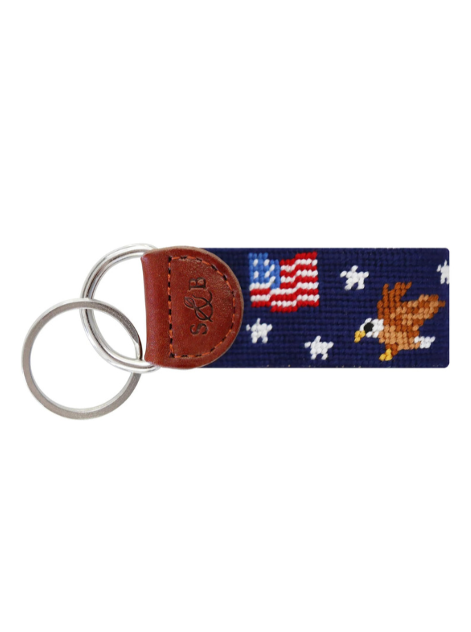 Needlepoint Key Fob