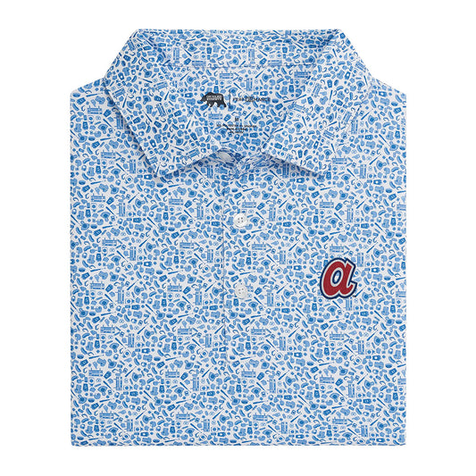 Atlanta Braves Cooperstown Printed Polo by Onward Reserve Available at Rugged Refined