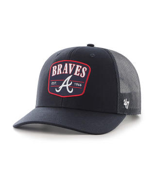 ATLANTA BRAVES NAVY SQUAD 47 TRUCKER