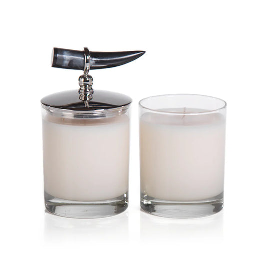 Zodax Côte d'Ivoire Scented Candle with Horn Lid