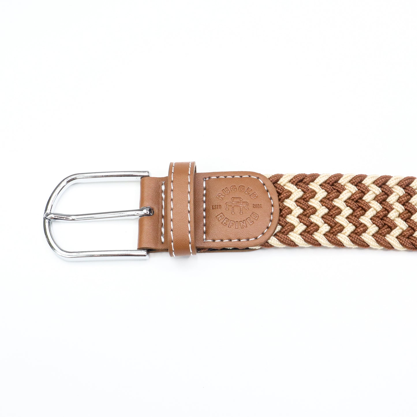 Rugged Refined Woven Belt Patterned