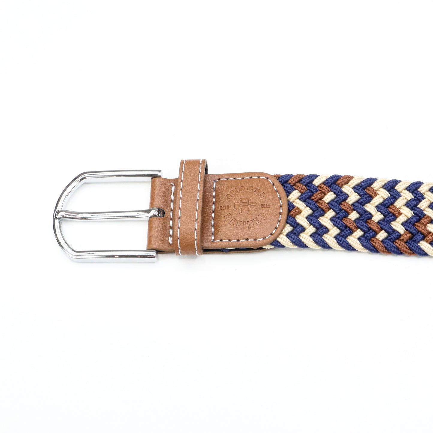 Rugged Refined Woven Belt Patterned