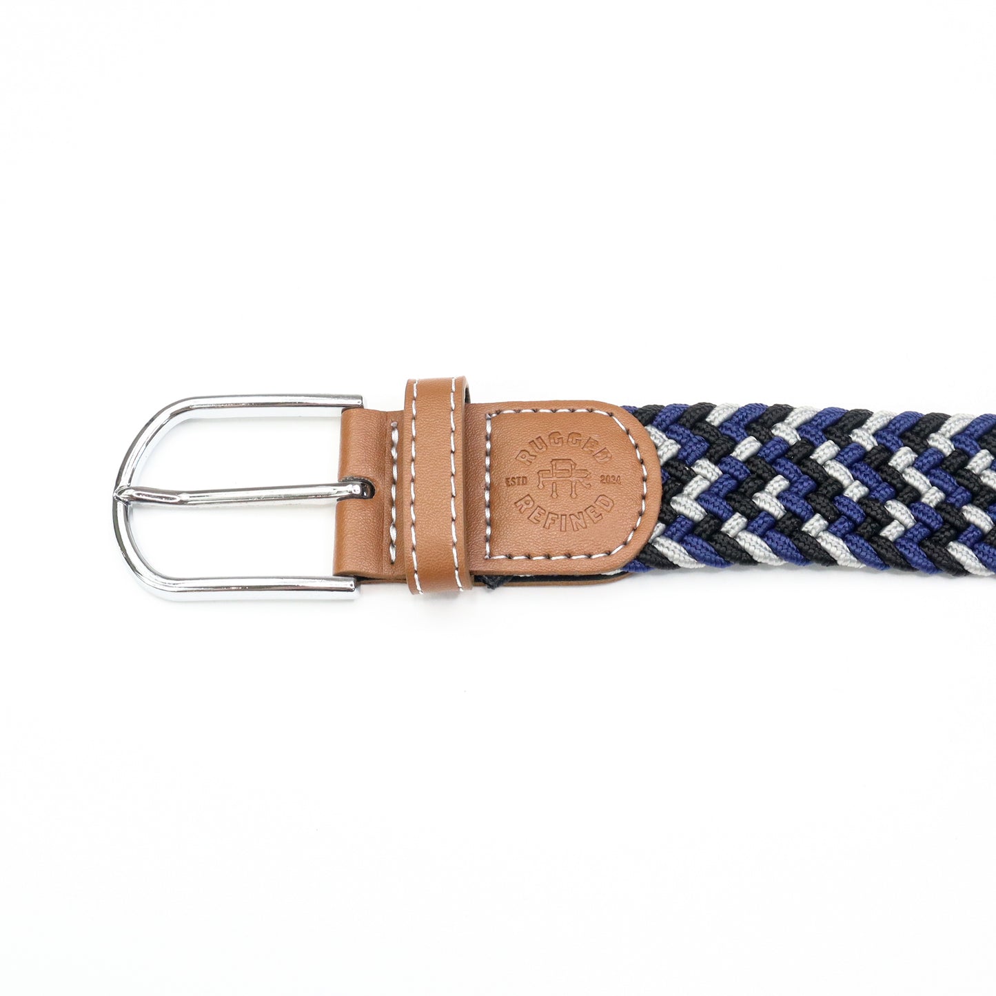 Rugged Refined Woven Belt Patterned