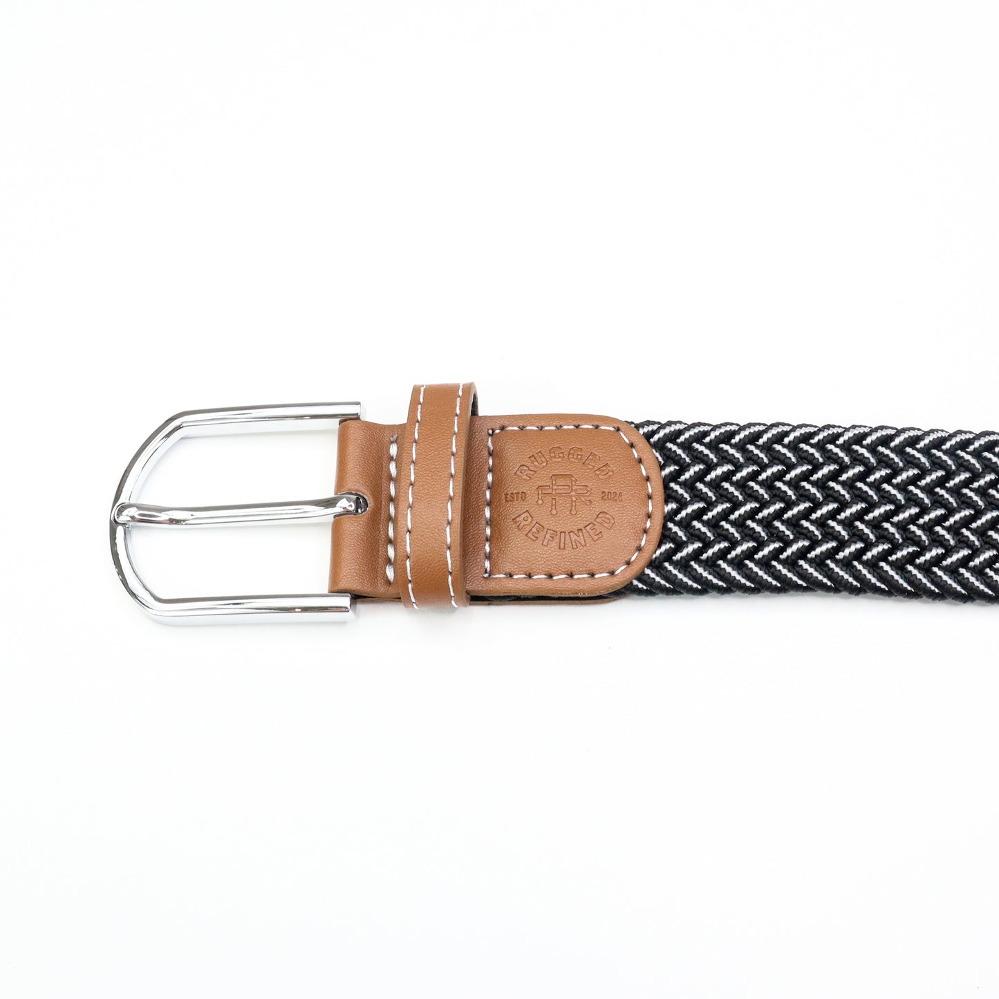 Rugged Refined Woven Belt Patterned