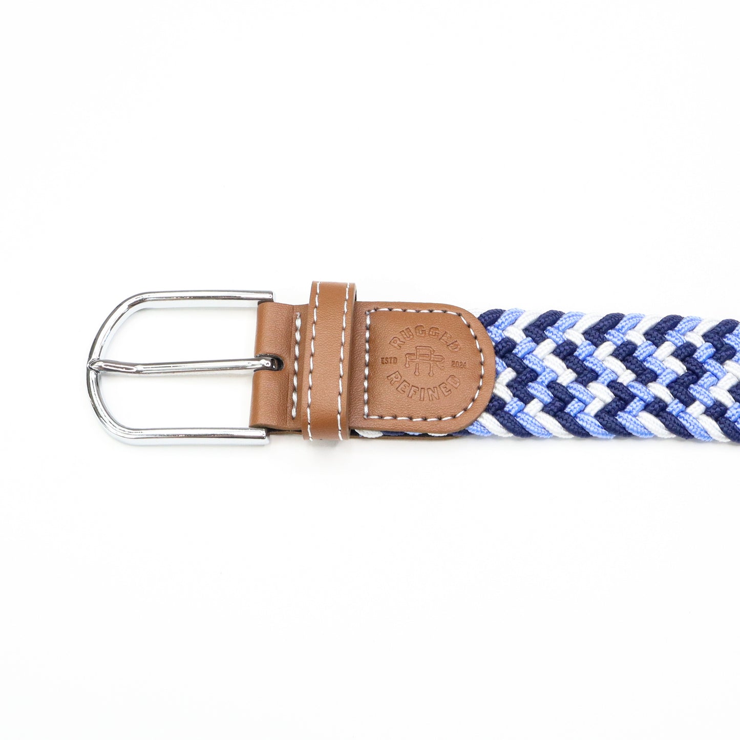 Rugged Refined Woven Belt Patterned