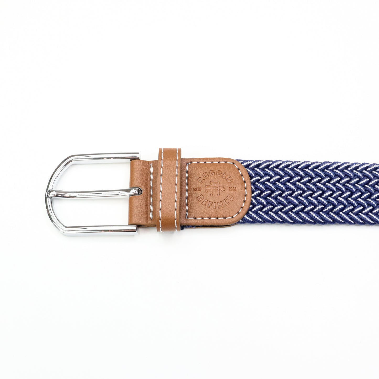 Rugged Refined Woven Belt Patterned