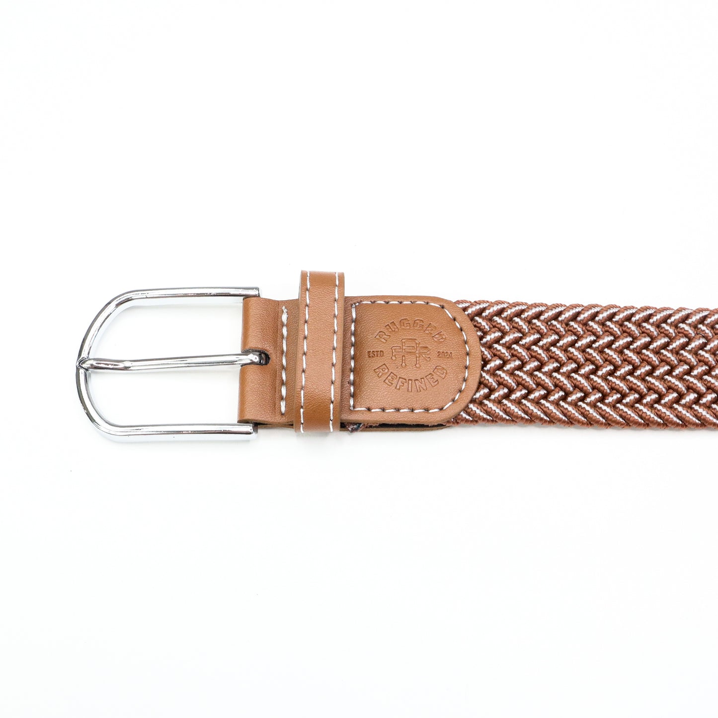 Rugged Refined Woven Belt Patterned