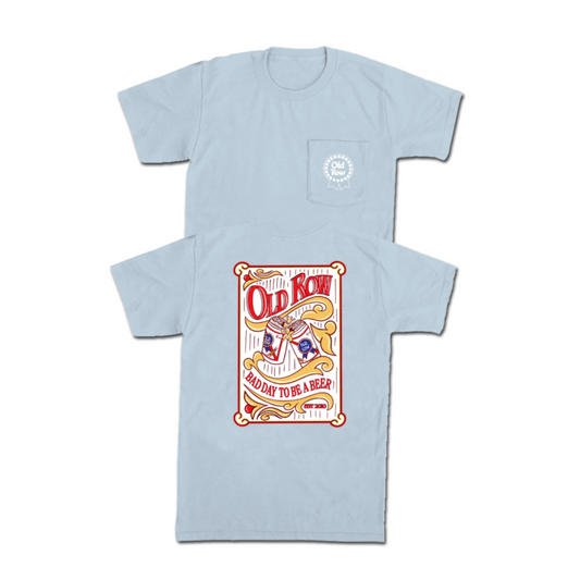 Bad Day To Be A Beer Retro Mirror Pocket Tee