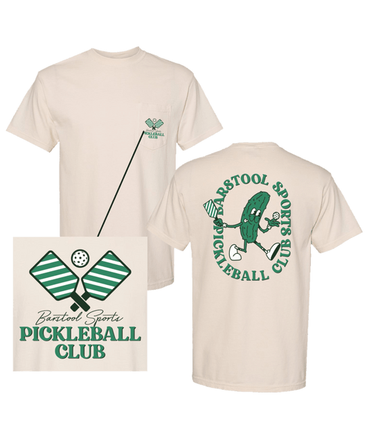 Barstool Pickleball Club Pocket Tee