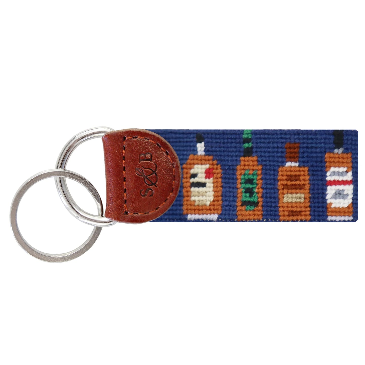 Needlepoint Key Fob