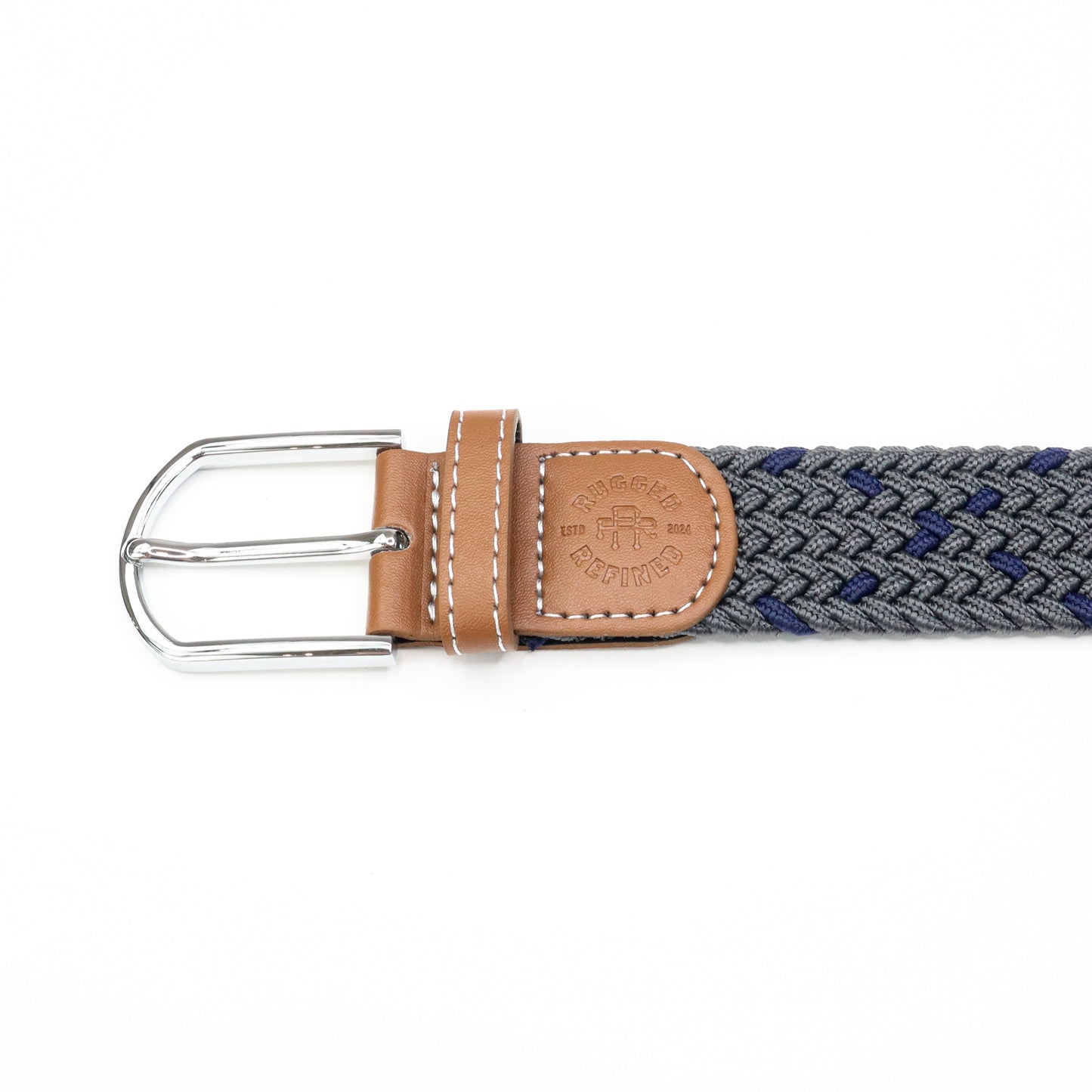 Rugged Refined Woven Belt Patterned
