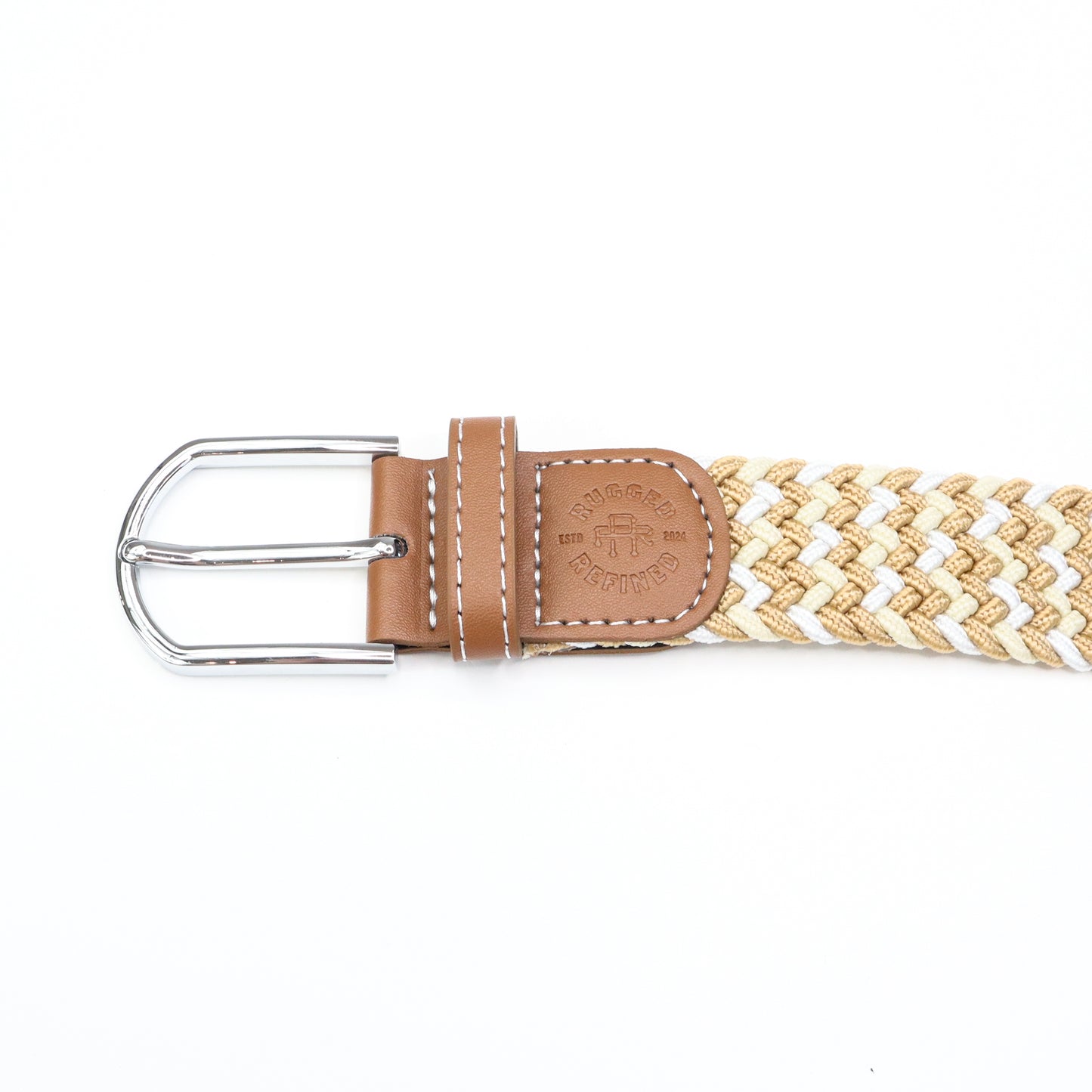 Rugged Refined Woven Belt Patterned