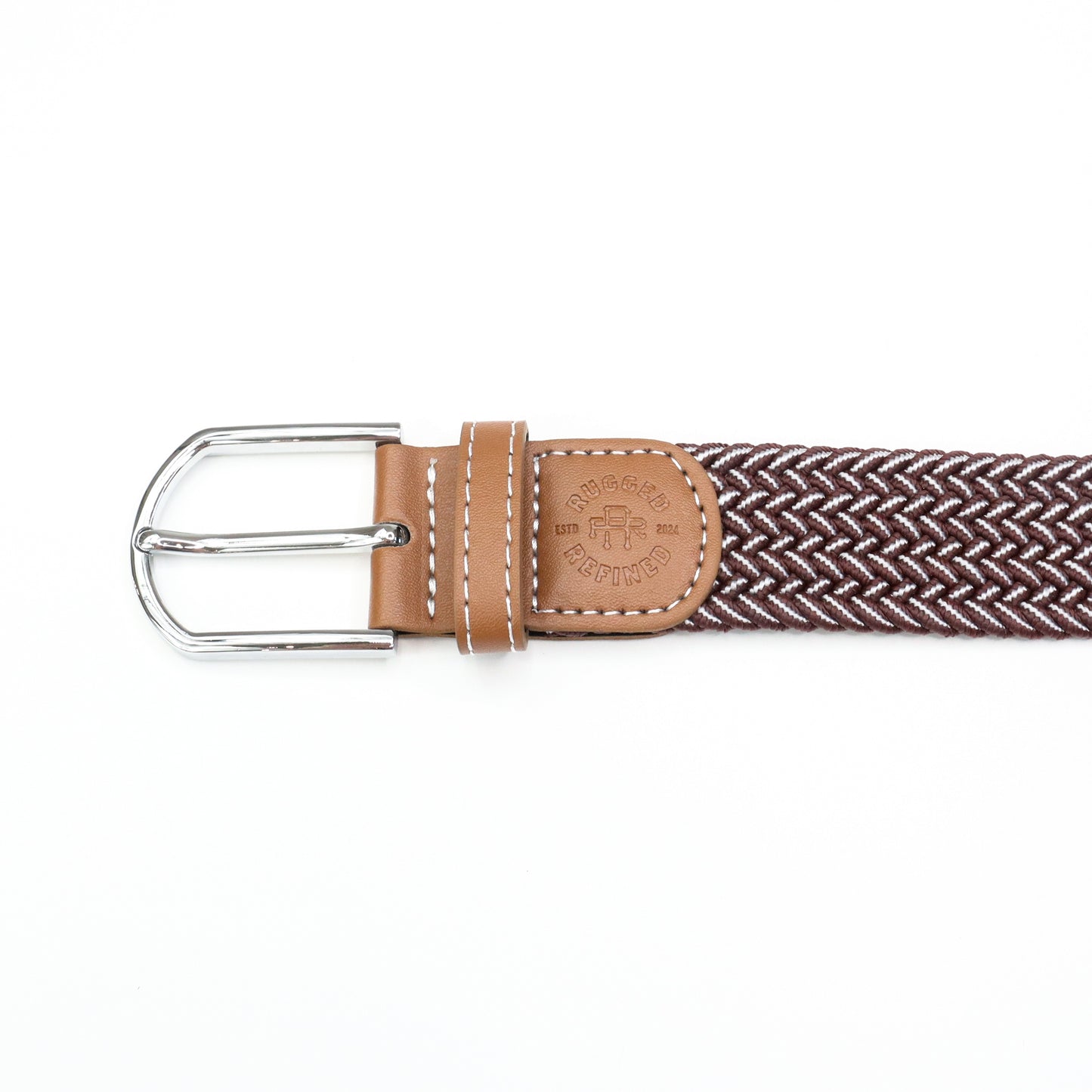 Rugged Refined Woven Belt Patterned