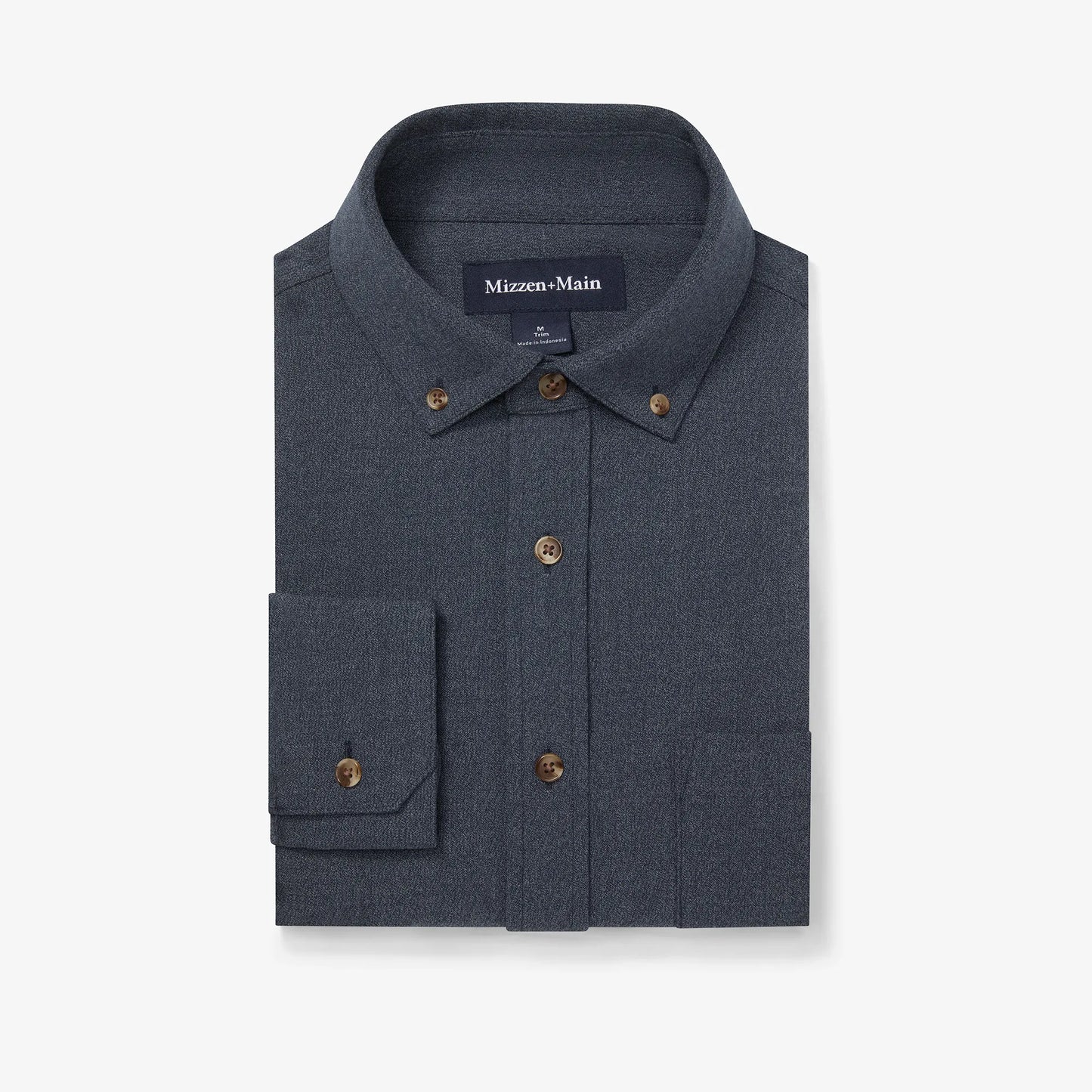 City Flannel Navy Heather