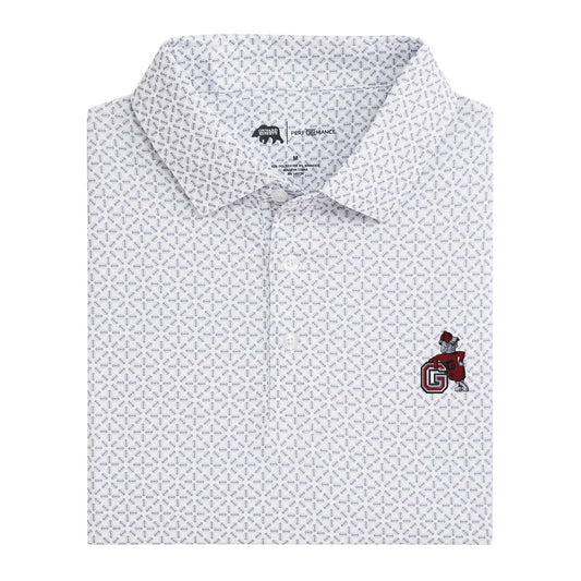 Collegiate Gameday Printed Perfomance Polo UGA by Onward Reserve Available at Rugged Refined