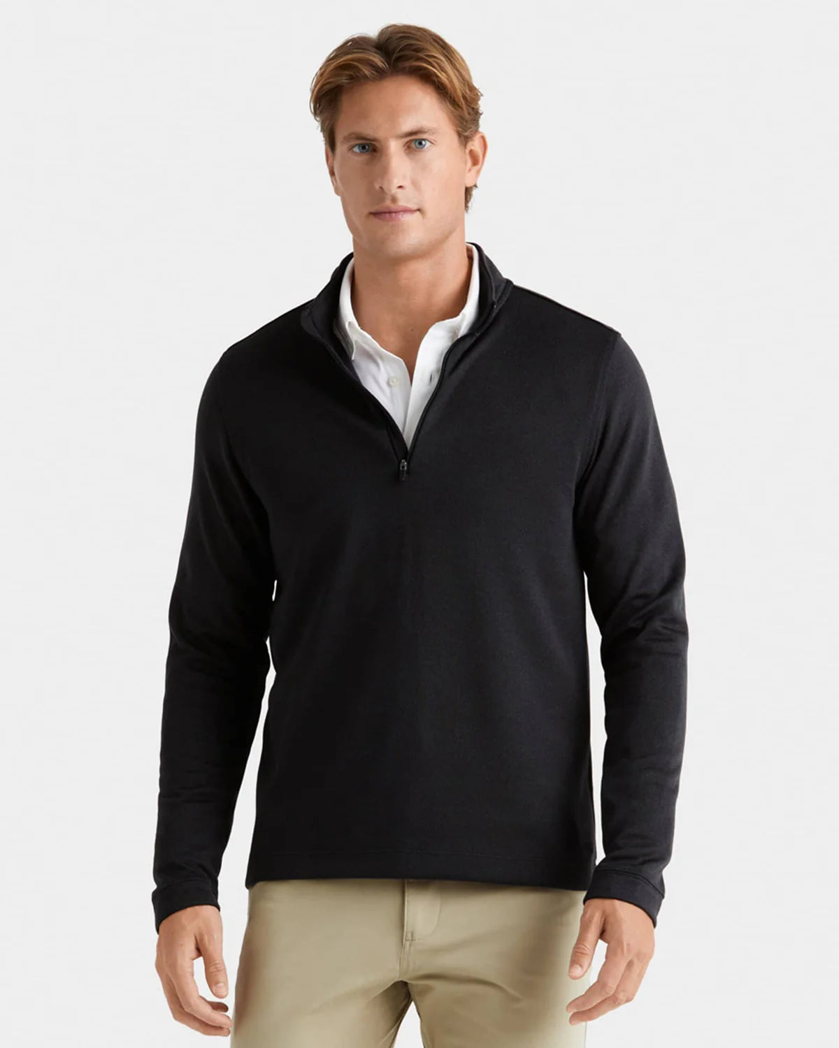 Commuter 1/4 Zip Sweater Black