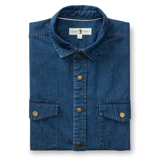 Duck Head Denim Snap Shirt - Clyde