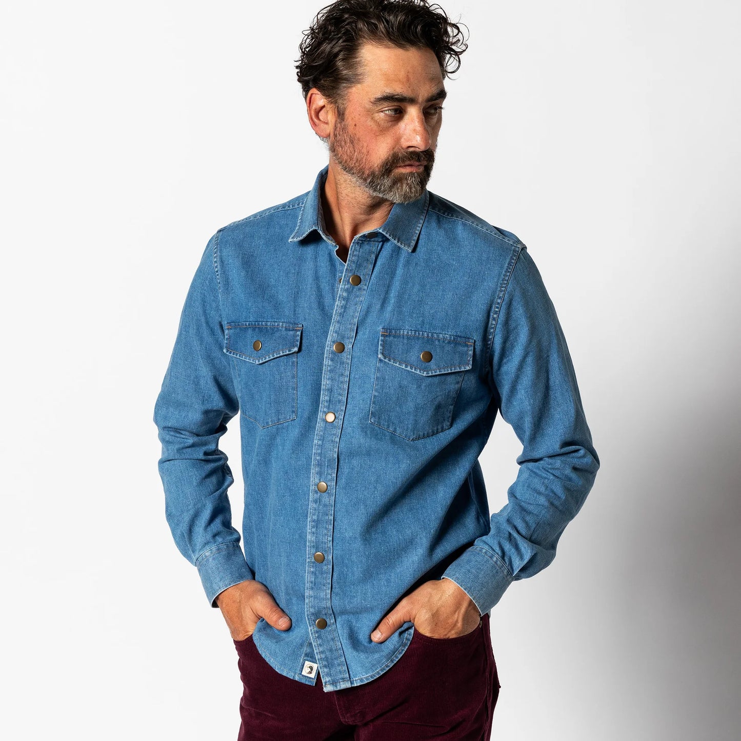 Duck Head Denim Snap Shirt - Clyde