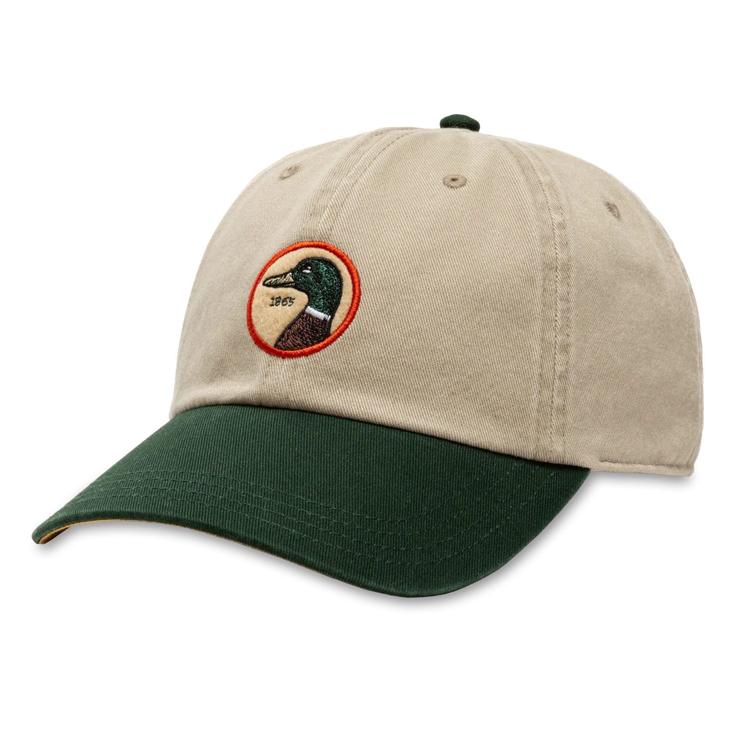 Duck Head Circle Patch Twill Hat in twill