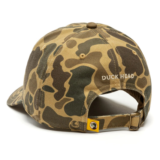 Duck Head Circle Patch Twill Hat in camo
