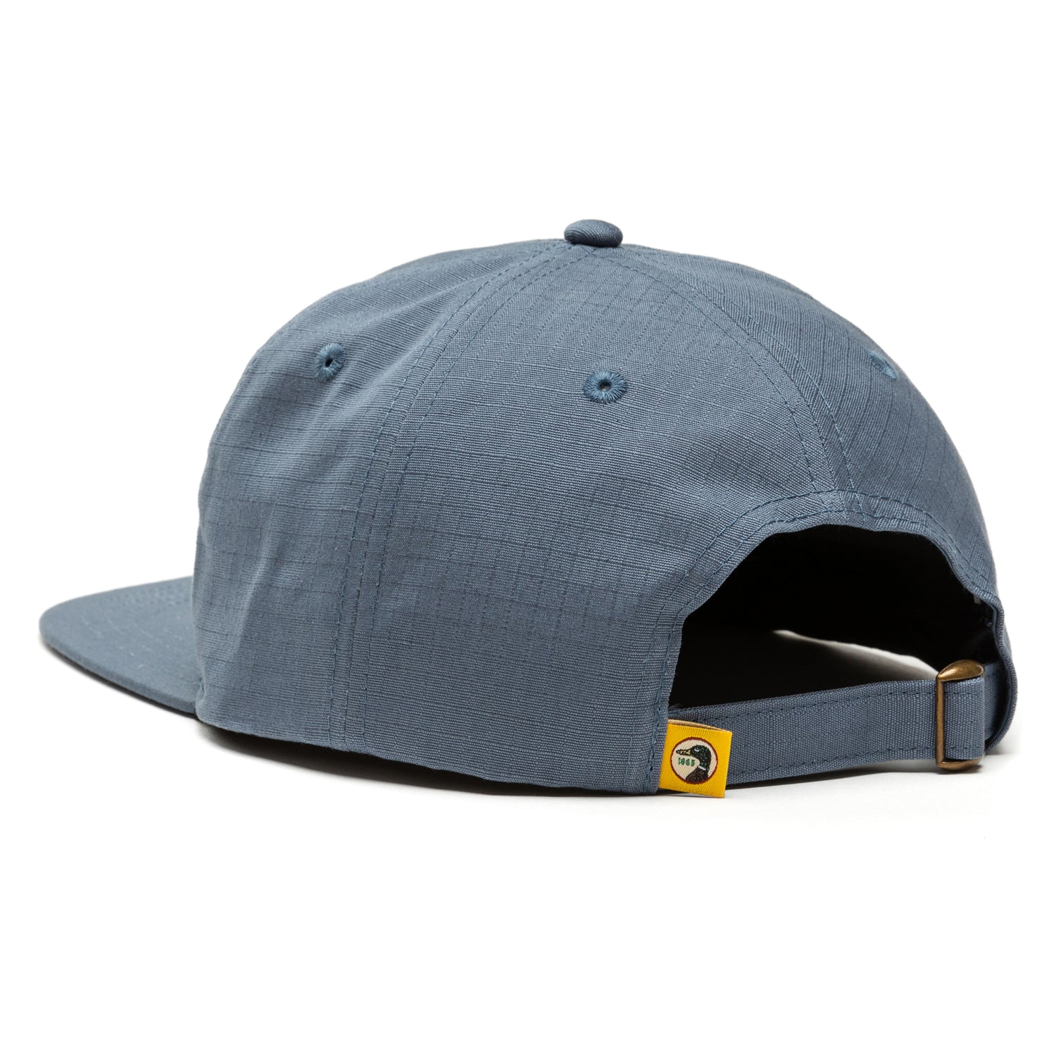 Duck Head Ripstop Unstructured 5-Panel Hat in shadow blue