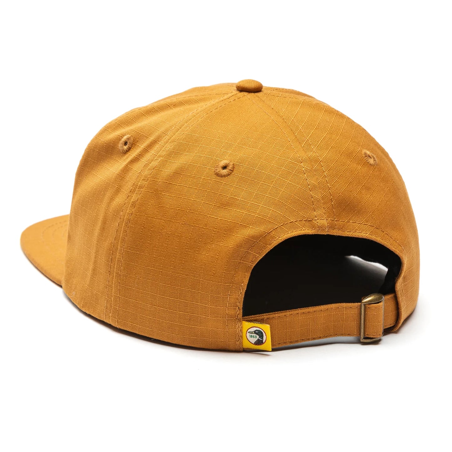 Duck Head Ripstop Unstructured 5-Panel Hat in Harvest spice