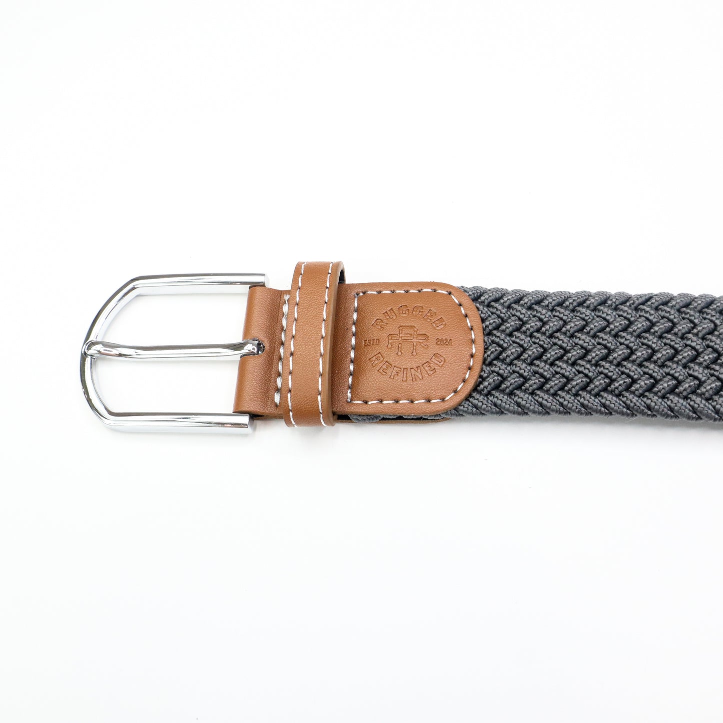 Rugged Refined Woven Belt Solid