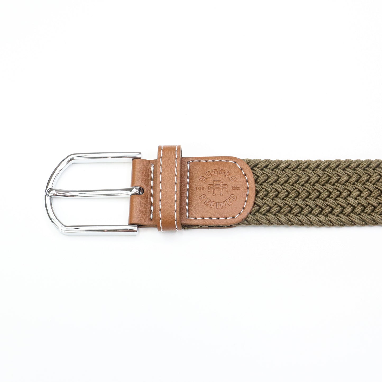 Rugged Refined Woven Belt Solid