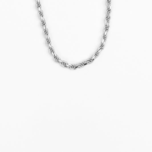 Diamond-Cut Rope Chain Bracelet