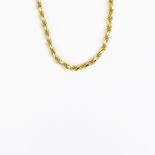 Diamond-Cut Rope Chain Bracelet