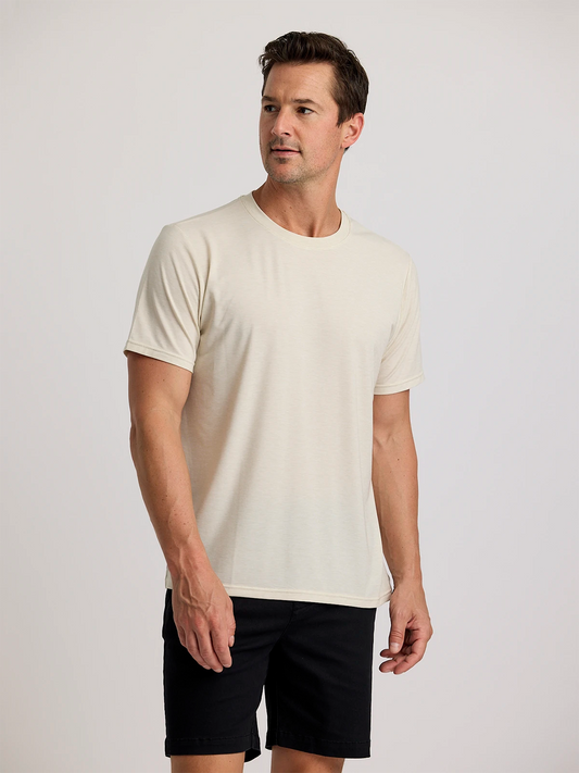 Elevate Lightweight Tee Heather Birch