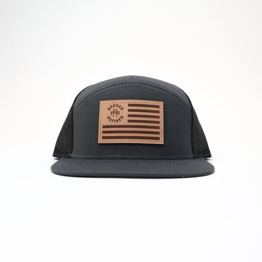 Rugged Refined Hat in with Leather Patch