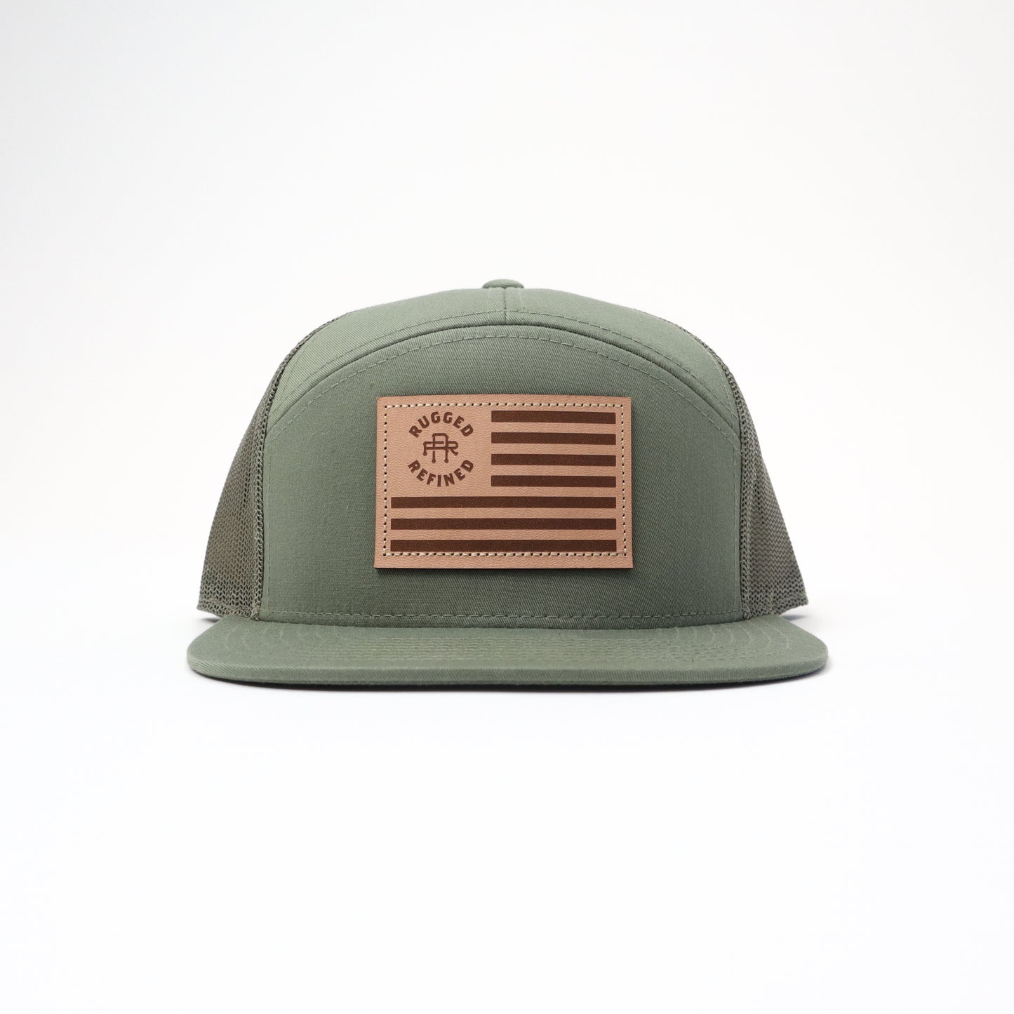 Rugged Refined Hat in with Leather Patch