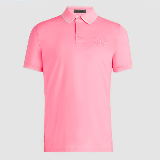 CIRCLE G'S EMBOSSED TECH JERSEY POLO
