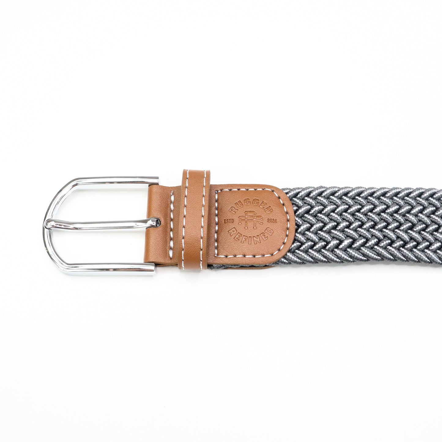 Rugged Refined Woven Belt Patterned