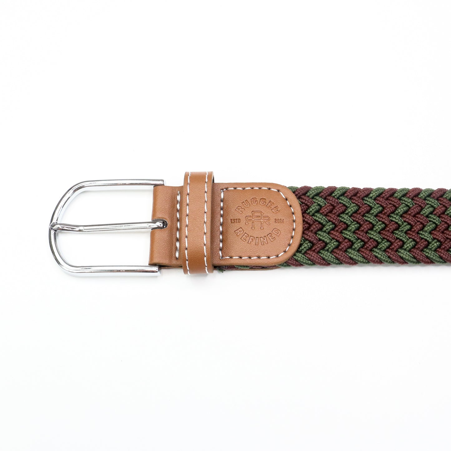 Rugged Refined Woven Belt Patterned